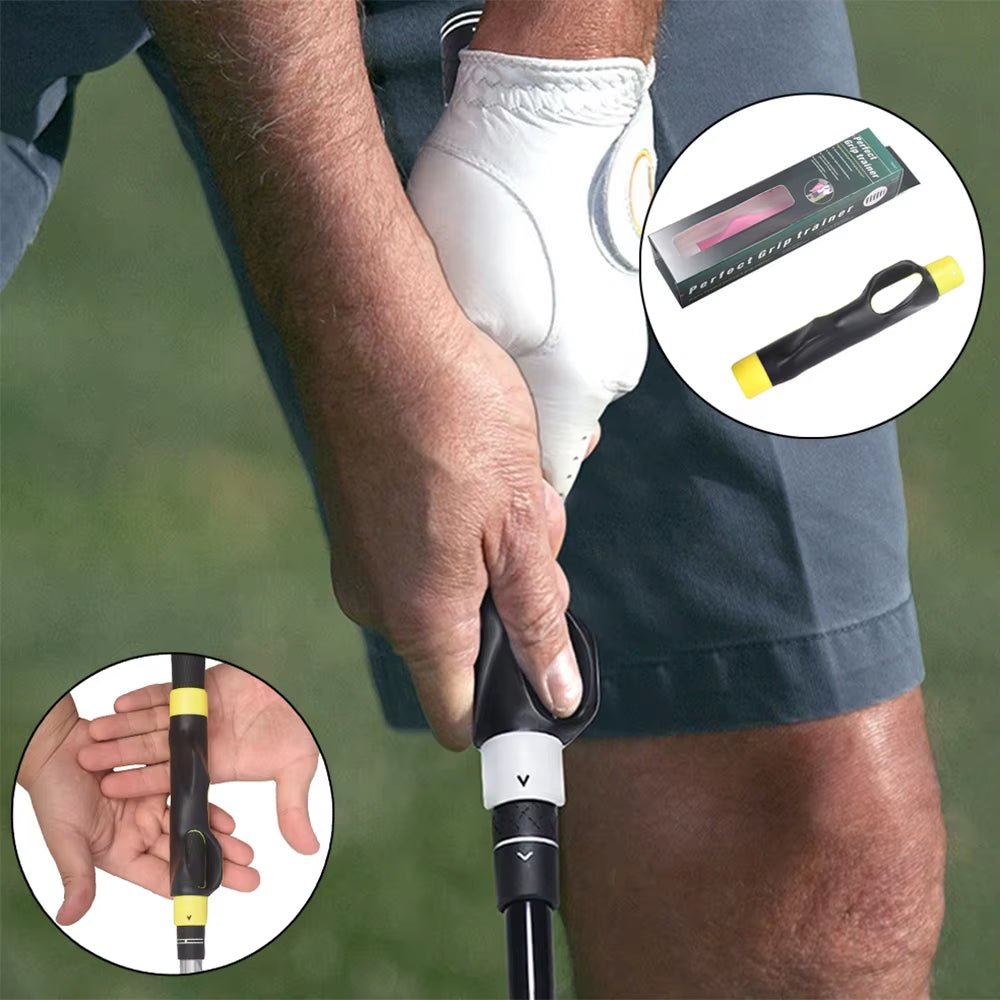 Golf Grip Correction Trainer – Universal Training Aid for Clubs | Ideal for Beginners & Practice